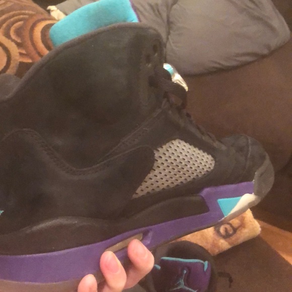 JORDAN 5 BLACK GRAPE 2013 PRE OWNED REP BOX - Picture 2 of 6